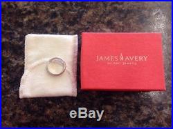 James Avery 14k Gold Sterling Silver Twist Band Ring Size 7 Retired