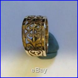 James Avery 14k Gold adoree ring. Size 7. Retail is $410.00. Box, card and pouch