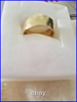 James Avery 14k Hammered Gold Band