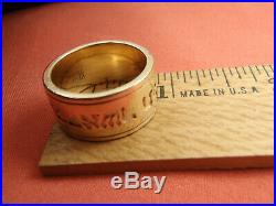 James Avery 14k Solid Yellow Gold Scripture of Ruth Band Ring 15.2G RETIRED 8.75