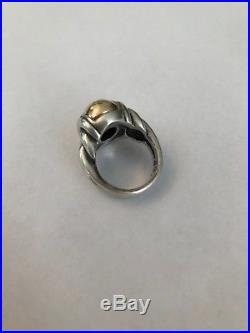 James Avery 14k/Sterling Silver Dome Ring Size 6.5