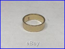 James Avery 14k Yellow Gold Band/Ring Size 7.5 A