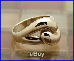 James Avery 14k Yellow Gold Cadena Ring, Size 6.5, 9.3 Grams, RETIRED