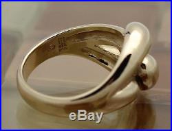 James Avery 14k Yellow Gold Cadena Ring, Size 6.5, 9.3 Grams, RETIRED