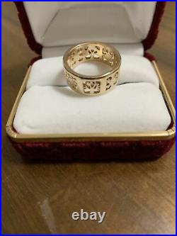 James Avery 14k Yellow Gold Four Season Ring Size 7. In Great Shape & Very Nice