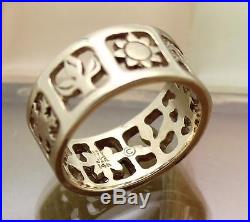 James Avery 14k Yellow Gold Four Seasons Wide Ring, Size 4, 5.1 Grams, RETIRED