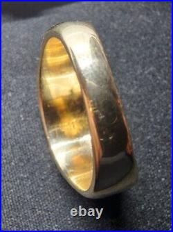 James Avery 14k Yellow Gold Greek Cross / Iron Cross 15.95 Grams Ring Size 11