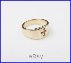 James Avery 14k Yellow Gold Narrow Crosslet Ring Size 6 RG-1600 Cross RG1796