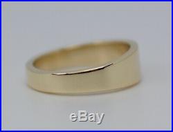 James Avery 14k Yellow Gold Small Cross Crosslet Design Ring Size 5