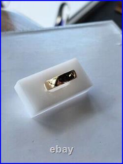 James Avery 14k Yellow Gold Wide Athena Wedding Ring Size 10.5