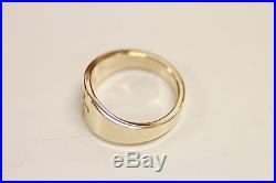 James Avery 14k Yellow Gold Wide Crosslet Ring Size 11, RETAIL $760