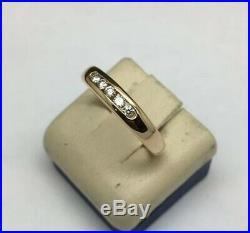James Avery 18K Yellow Gold Debra Diamond Ring Size 8.25