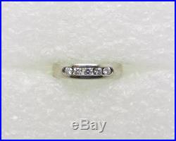 James Avery 18k Palladium White Gold Diamond Debra Ring Size 4.75 Lb2610