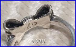 James Avery 925 Sterling Silver Bow Ring Size 6.5