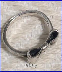 James Avery 925 Sterling Silver Bow Ring Size 6.5