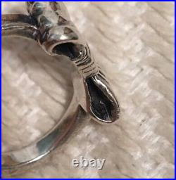James Avery 925 Sterling Silver Bow Ring Size 6.5