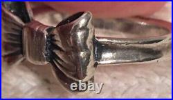 James Avery 925 Sterling Silver Bow Ring Size 6.5