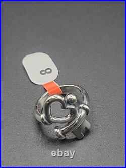 James Avery 925 Sterling Silver Key to My Heart Ring Size 8