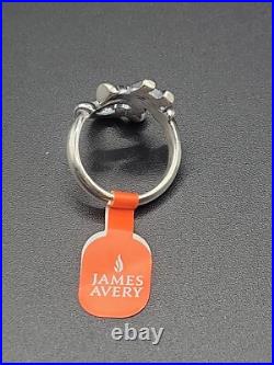 James Avery 925 Sterling Silver Key to My Heart Ring Size 8