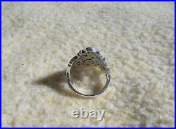 James Avery 925 Sterling Silver Long Sorrento Ring Size 8