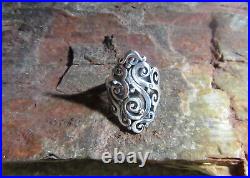 James Avery 925 Sterling Silver Long Sorrento Ring Size 8