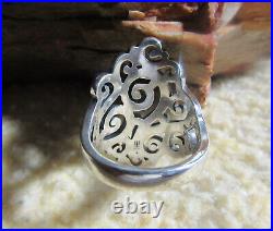 James Avery 925 Sterling Silver Long Sorrento Ring Size 8