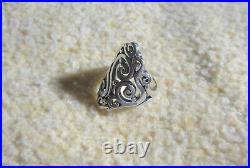 James Avery 925 Sterling Silver Long Sorrento Ring Size 8