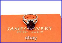 James Avery 925 Sterling Silver Oval Amethyst Gemstone Ring Sz 5-5.25 $440 at JA