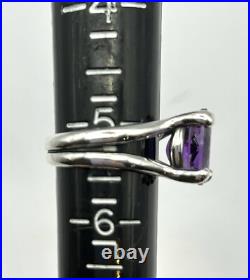 James Avery 925 Sterling Silver Oval Amethyst Gemstone Ring Sz 5-5.25 $440 at JA
