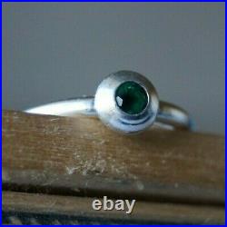 James Avery AVERY REMEMBERANCE RING with Emerald Sterling Silver Size 5.75