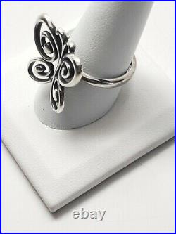 James Avery Abounding Spring Butterfly Ring. Retired. Rare. 925 Preowned Size 10