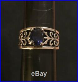 James Avery Adoree Blue Sapphire Ring Size 7 Retails $415