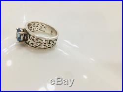 James Avery Adoree Ring With Blue Topaz