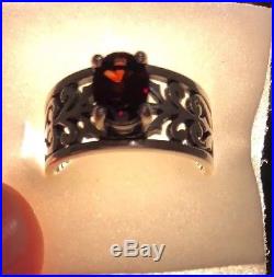 James Avery Adoree Ring with Garnet size 7 Fabulous James Avery