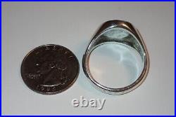 James Avery Alpha and Omega 925/14k Ring Size #12.75 Fast Free Shipping James Avery Alpha and Omega 925/14k Ring Size #12.75 Fast Free Shipping
