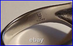James Avery Alpha and Omega 925/14k Ring Size #12.75 Fast Free Shipping James Avery Alpha and Omega 925/14k Ring Size #12.75 Fast Free Shipping
