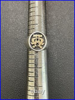 James Avery Alpha and Omega 925/14k Ring Size 8 With Wooden Box