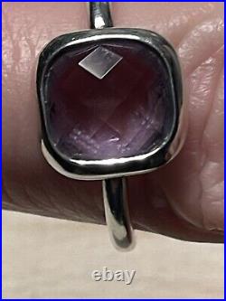 James Avery Amethyst Isabella Square Retired Ring