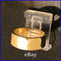 James Avery Amore Band Ring Sz 6 14K Yellow Gold. 585