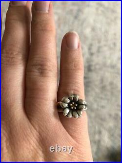 James Avery April flower ring