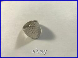 James Avery Artisan Jewelry Hammered Ring size 5.5 Very Nice