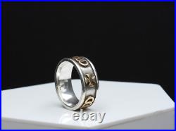 James Avery Band Ring Unity Cross 14k Gold 925 Sterling Silver Jewelry Retired
