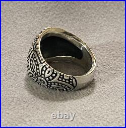 James Avery Beaded Floral Flowers Ring Sterling Silver Retired Size 5.25