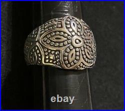 James Avery Beaded Floral Flowers Ring Sterling Silver Retired Size 5.5