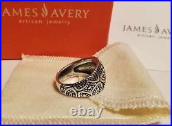 James Avery Beaded Flower Ring Size 8