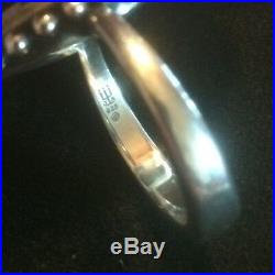 James Avery Beaded Marquise Onyx Ring Size 8-8.25 Retails $155