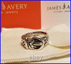 James Avery Buckle Ring Size 5.5