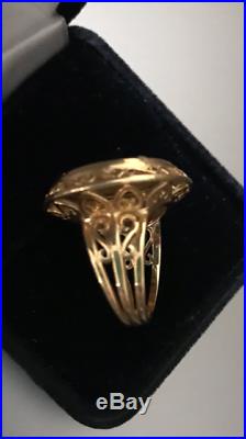 James Avery Camp Waldemar 14K Diamond Ring