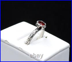 James Avery Cherished Birthstone Garnet Solid 925 Sterling Silver Jewelry