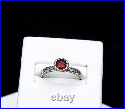 James Avery Cherished Birthstone Garnet Solid 925 Sterling Silver Jewelry